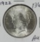 1922 - PEACE DOLLAR - AU