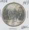 1924 - PEACE DOLLAR - UNC