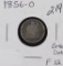 1856-O SEATED LIBERTY DIME - F