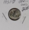 1951-D ROOSEVELT DIME - GEM BU