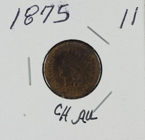 1875 - INDIAN HEAD CENT - CH AU