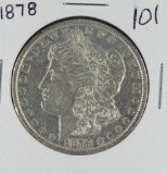 1878 - 7 TAIL FEATHERS MORGAN DOLLAR - VF+