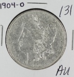 1904-O MORGAN DOLLAR -AU