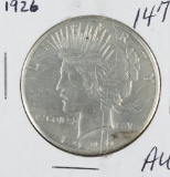 1926 - PEACE DOLLAR - AU