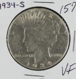 1934-S PEACE DOLLAR - VF