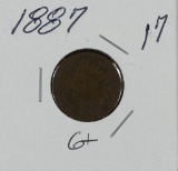 1887 - INDIAN HEAD CENT - G+