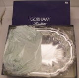 GORHAM HERITAGE SILVER PLATE SERVING DISH - NEW
