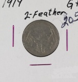 1919 - BUFFALO NICKEL - G+