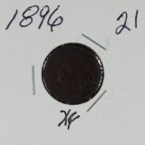 1896 - INDIAN HEAD CENT - XF