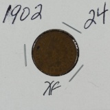 1902 - INDIAN HEAD CENT - XF