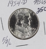 1954-D FRANKLIN HALF DOLLAR - BU