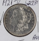 1921-D MORGAN DOLLAR - AU