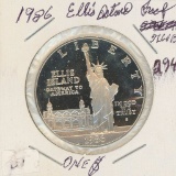 1986 ELLIS ISLAND PROOF COMMEMORATIVE DOLLAR