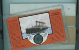 1912 - TITANIC FRAME W/ 1912 LIBERTY 