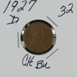 1927-D - LINCOLN CENT - CH BU