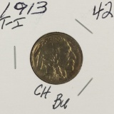 1913 - TYPE I BUFFALO NICKEL - CH BU