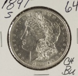 1891-S MORGAN DOLLAR - CH BU