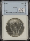 1922-D - PEACE DOLLAR - UNC