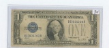 SERIES 1928-B - ONE DOLLAR SILVER CERTIFICATE - FUNNY BACK