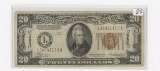 SERIES1934-A TWENTY DOLLAR FEDERAL RESERVE NOTE - HAWAII