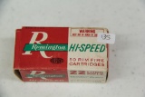 1 Box of 50, Remington Hi-Speed 22 LR Kleanbore