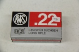 1 Box of 50, RWS 22 LR