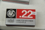 1 Box of 50, RWS 22 LR