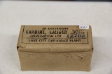 1 Box of 50, Lake City Ordnance Plant, 30 Carbine