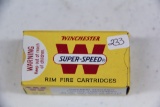 1 Box of 50, Winchester Super Speed 22 LR 40 gr