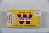 1 Box of 50, Winchester Super Speed 22 LR 40 gr
