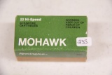 1 Box of 50, Mohawk 22 LR Hi-Speed