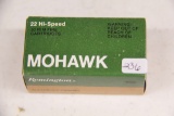 1 Box of 50, Mohawk 22 LR Hi-Speed