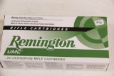 1 Box of 20, Remington 223 Rem 55 gr MC