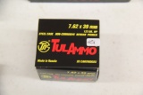 1 Box of 50, Tul Ammo 7.62 x 39 mm 122 gr HP