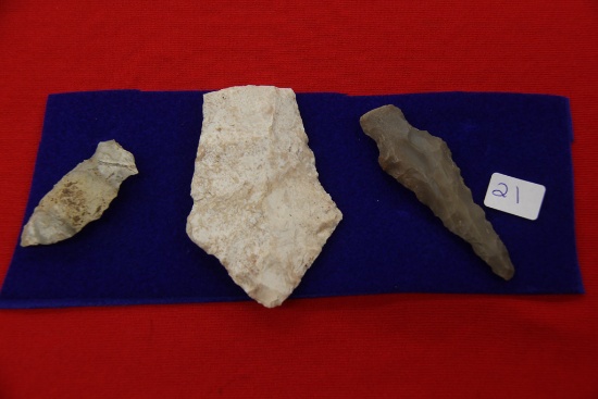 Lot of 3, Arrowheads