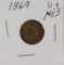 1869 - INDIAN HEAD CENT - G