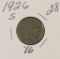 1926-S BUFFALO NICKEL - VG