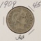 1909 BARBER HALF DOLLAR - AU