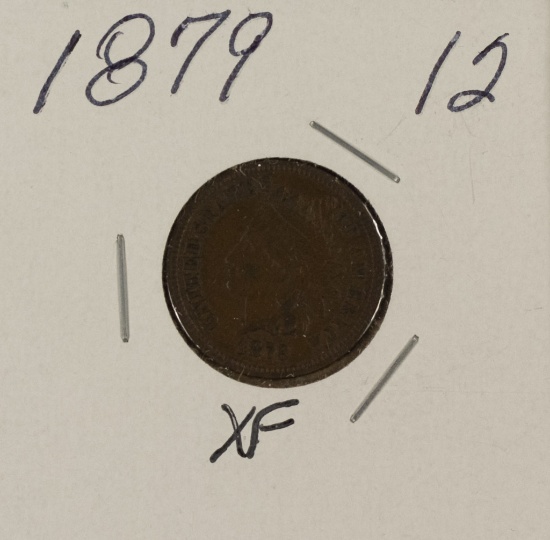 1879 INDIAN HEAD CENT - XF