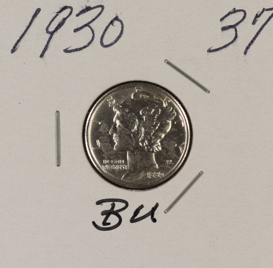 1930 - MERCURY DIME - BU