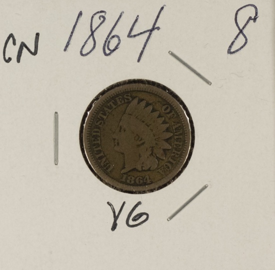 1864 CN INDIAN HEAD CENT - VG