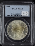 1886 PCGS MS64 MORGAN DOLLAR