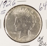 1926-S PEACE DOLLAR - CH BU