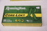 1 Box of 20, Remington 308 Win 150 gr Core-lokt