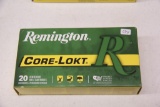 1 Box of 20, Remington 308 Win 150 gr Core-lokt