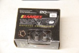 1 Box of 20, Barnes TAC-XPD Defense Ammo