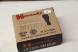 1Box of 20, Hornady Critical Defense 45 Auto