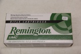 1 Box of 20, Remington 223 Rem 55 gr MC