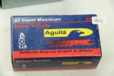 1 Box of 20, Aguila 22 Super Maximum 30 gr