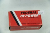 1 Box of 50, Federal Hi-Power 22 LR